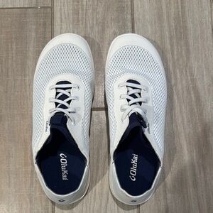 OluKai Men's White Mesh Sneakers